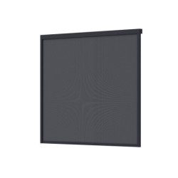 Store latéral en alu gris et textilène gris foncé pour pergolas Ombrea