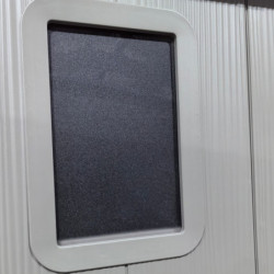 Abri de Jardin HDPE Sunlife 4,5m² avec Plancher - Crème/Gris | JOBU