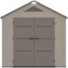 Abri de Jardin HDPE Sunlife 7,8m² Beige/Marron avec Plancher - JOBU