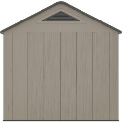 Abri de Jardin HDPE Sunlife 9,5m² - Crème/Gris avec Plancher | JOBU