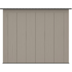 Abri de Jardin 6,5m² Sunlife HDPE + Plancher - Crème/Gris | JOBU