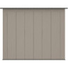 Abri de Jardin 6,5m² Sunlife HDPE + Plancher - Crème/Gris | JOBU