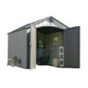 Abri de jardin en polyéthylène haute densité 7,44m² + plancher Lifetime