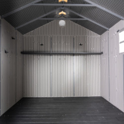 Abri de jardin en polyéthylène haute densité 7,44m² + plancher Lifetime