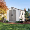 Abri de jardin 7,44m² en PEHDfinition bardage + plancher Lifetime