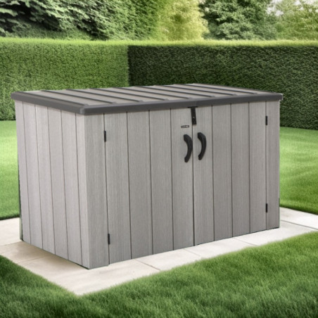 Coffre de jardin en polyéthylène haute densité 2,06m² Lifetime