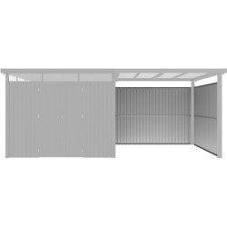 Parois en acier galvanisé 0,4mm pour appentis 8,1m² - X-METAL