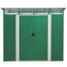 Abri de jardin Lübeck 86 - acier galvanisé vert - 4,05m² - Vitavia
