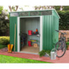 Abri de jardin Lübeck 86 - acier galvanisé vert - 4,05m² - Vitavia