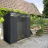 Abri de jardin Lübeck 86 - acier galvanisé gris  - 4,05m² - Vitavia