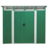 Abri de jardin Lübeck 89 - acier galvanisé vert - 5,98m² - Vitavia