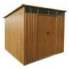 Abri de jardin Lübeck 89 - acier galvanisé marron - 5,98m² - Vitavia