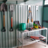 Abri de jardin Lübeck 89 - acier galvanisé gris - 5,98m² - Vitavia