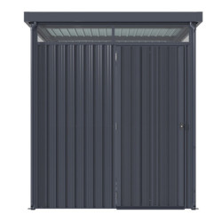 Abri de jardin Rheinfelden 78 - acier galvanisé gris  - 4,42m² - Vitavia