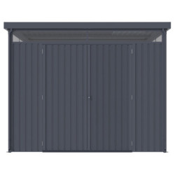 Abri de jardin Rheinfelden 108 - acier galvanisé gris  - Vitavia