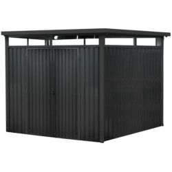 Abri de jardin Rheinfelden 108 - acier galvanisé gris  - Vitavia