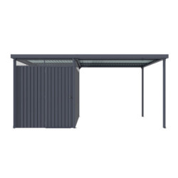 Abri de jardin Rheinfelden 78 avec appentis de 6,63m² - Vitavia