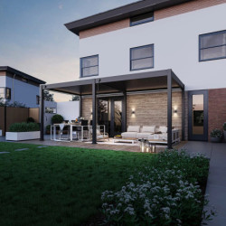 Kit éclairage LED + télécommande pour pergola autoportée 3x6m Ombrea