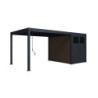 Pergola autoportante en alu gris avec 3x4m - abri 6m² - Ombrea