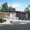 Pergola motorisée en alu gris 3x6m avec abri de 6m² - Elmo - Ombrea
