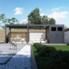 Pergola motorisée en alu gris 3x6m avec abri de 6m² - Elmo - Ombrea