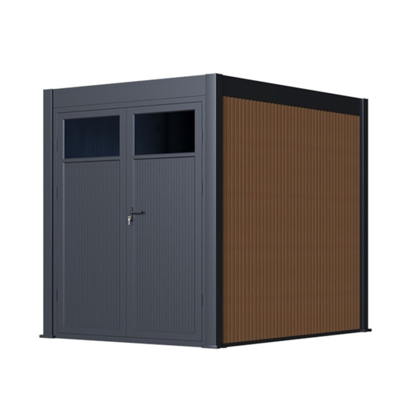 Abri de stockage 6m² pour pergola autoportée et de côté 3m - Ombrea