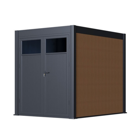 Abri de stockage 6m² pour pergola autoportée et de côté 3m - Ombrea