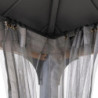 Set de moustiquaires en polyester pour tonnelle 300x300cm Sunjoy