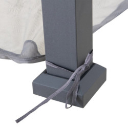 Set de moustiquaires en polyester pour tonnelle 300x300cm Sunjoy