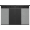 Abri de Jardin Résine DICKINS Skylight 6m² - Gris/Noir + Plancher | JOBU