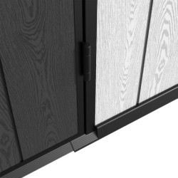 Abri de Jardin Résine 6m² Docker + Plancher - Jobu | Toit Monopente