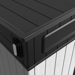 Abri de Jardin Résine 6m² Docker + Plancher - Jobu | Toit Monopente