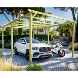 Carport autoportant 600x420cm - traité autoclave - Nanterre - Maderland