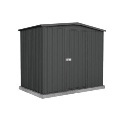 Abri de jardin en métal 3,2m² - panneaux 0,35mm - anthracite - Absco