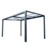 Pergola en alu et polycarbonate 392x305cm Lina - Cerland