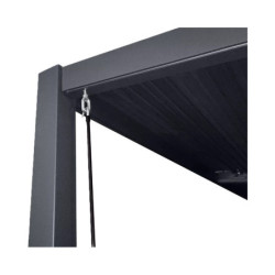 Pergola en alu et lames orientables 12m² Marco - Cerland