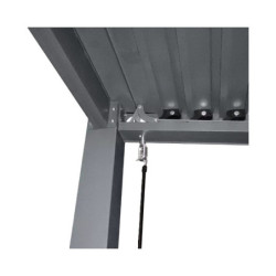 Pergola en alu et lames orientables 12m² Marco - Cerland