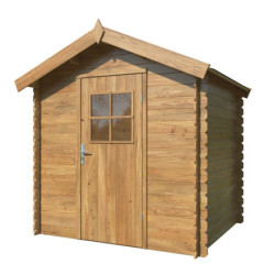 Abri de jardin Pablo 1 - en bois traité - madriers 19mm - WhiteWood