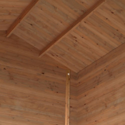 Abri de jardin Valence 1 - en bois traité - madriers 28mm - WhiteWood