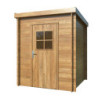Abri de jardin Zoé 1 - en bois traité - madriers 19mm - WhiteWood