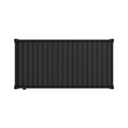 Pergola spéciale BBQ en alu gris avec lames orientable 3x1,5m Ombrea