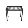 Pergola spéciale BBQ en alu gris avec lames orientable 3x1,5m Ombrea