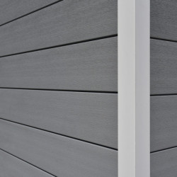 Abri de Jardin 16,8m² + Terrasse Monopente Bois Composite - Woodlife