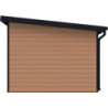 Abri de Jardin 16,8m² + Terrasse en Bois Composite 28mm - Woodlife