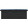 Abri de Jardin 16,8m² + Terrasse en Bois Composite Anthracite - Woodlife Garden
