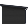 Abri de Jardin 16,8m² + Terrasse en Bois Composite Anthracite - Woodlife Garden