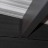 Abri toit monopente composite couleur anthracite 12m² Woodlife Garden