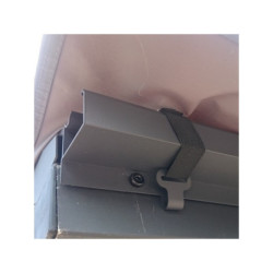 Bâche en PVC pour carport en alu gris 1 voiture 14,62m² - Habrita