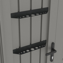 Range outils métal anthracite pour abris Kosto - X-METAL