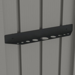 Range outils métal anthracite pour abris Kosto - X-METAL